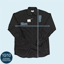 Lade das Bild in den Galerie-Viewer, Christian Dior Hemd "deadstock" Made in France, schwarz, L/XL