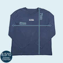 Lade das Bild in den Galerie-Viewer, Longsleeve "Vintage Allstars", blau, XL