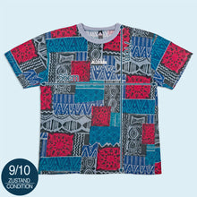 Lade das Bild in den Galerie-Viewer, Trigema T-Shirt "Vintage Allstars" 80er Made in West Germany, mehrfarbig, L