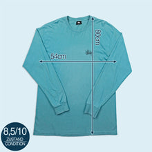 Lade das Bild in den Galerie-Viewer, Stüssy x Patta Longsleeve "Worldwide" Made in Mexico, blau, XXL schmal