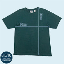 Lade das Bild in den Galerie-Viewer, Lee Sport T-Shirt "Vintage Allstars Pocket Tee" 00er Made in Israel, grün, L