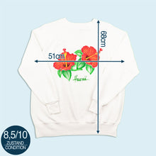 Lade das Bild in den Galerie-Viewer, Ultra Sweats Sweatshirt "Hawaii" 80er Made in the USA, weiß, M