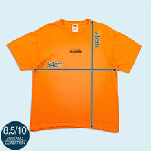 Lade das Bild in den Galerie-Viewer, Fruit of the Loom heavy cotton T-Shirt "Vintage Allstars" 00er Made in El Salvador, orange, L