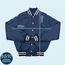 Lade das Bild in den Galerie-Viewer, Eagle Athletic Satin Bomberjacke "Buick Great Falls" 80er Made in the USA, blau, M