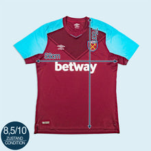 Lade das Bild in den Galerie-Viewer, Umbro Trikot "Westham United" 2017/18, rot/blau, XL