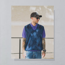 Lade das Bild in den Galerie-Viewer, Portobello Poloshirt 90er, lila, M/L