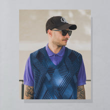 Lade das Bild in den Galerie-Viewer, Portobello Poloshirt 90er, lila, M/L
