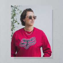 Lade das Bild in den Galerie-Viewer, Fox Longsleeve "serial" deadstock 00er, rot, L