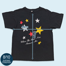 Lade das Bild in den Galerie-Viewer, Velva Sheen T-Shirt "Where the Stars are" Made in the USA Single Stitch 80er, schwarz, M