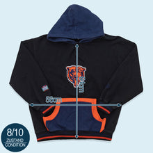 Lade das Bild in den Galerie-Viewer, NFL Kids Hoodie Touchdown Club Chicago Bears 90er, schwarz, S/M