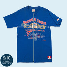Lade das Bild in den Galerie-Viewer, Nutmeg T-Shirt LA Dodgers 1991 Made in the USA Single Stitch, blau, XXL sehr schmal