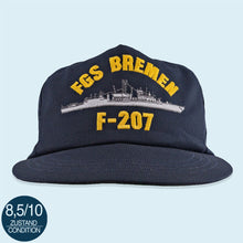 Lade das Bild in den Galerie-Viewer, Rodmann & Karp Mütze FGS Bremen F-207 Made in the USA 80er, blau