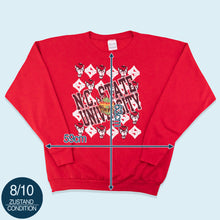 Lade das Bild in den Galerie-Viewer, Tultex Sweatshirt "NC State University" 90er Made in the USA, rot, XL