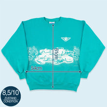 Lade das Bild in den Galerie-Viewer, Hanes Heavyweight Sweatshirt "Austin Healey Club of Oregon" 90er, blau, L