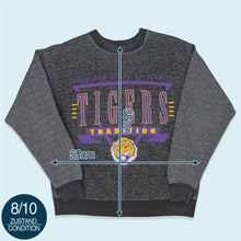 Lade das Bild in den Galerie-Viewer, Hanes Sweatshirt "LSU Louisiana State University Tigers" 00er, grau, M/L