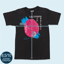 Lade das Bild in den Galerie-Viewer, Oneita T-Shirt "California Red Abalone" 1989 Made in the USA Single Stitch, schwarz, L schmal