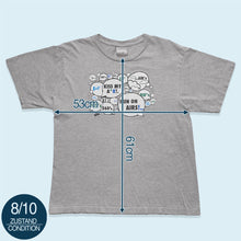 Lade das Bild in den Galerie-Viewer, Nike T-Shirt "Run on Airs" 00er, grau, L