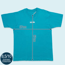 Lade das Bild in den Galerie-Viewer, T-Shirt "Vintage Allstars Merch" 90er Single Stitch, blau, L/XL