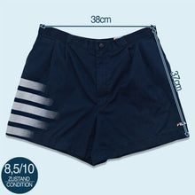 Lade das Bild in den Galerie-Viewer, Fila Shorts "Tennis" 90er, blau, M/L