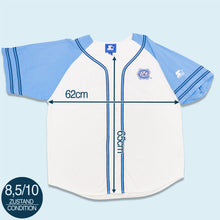 Lade das Bild in den Galerie-Viewer, Starter Trikot "North Carolina Tar Heels" 90er, weiß/blau, XL