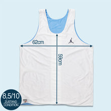 Lade das Bild in den Galerie-Viewer, Nike Wendetrikot "Jordan" 90er, weiß/blau, XL