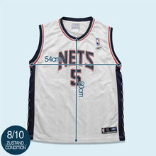 Lade das Bild in den Galerie-Viewer, Reebok Trikot "New Jersey Nets Jason Kidd" 00er, weiß, L