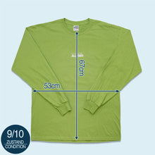 Lade das Bild in den Galerie-Viewer, Gildan Longsleeve "Vintage Allstars", grün, XL schmal