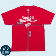 Lade das Bild in den Galerie-Viewer, Hanes T-Shirt "Detroit Red Wings" 2017, rot, L