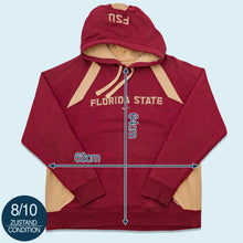 Lade das Bild in den Galerie-Viewer, Nike Team Hoodie "Florida State Seminoles" 00er FSU, rot/beige, XL