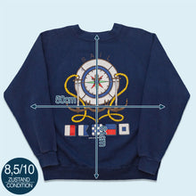 Lade das Bild in den Galerie-Viewer, Hanes Sweatshirt "Southern Silk Screen" 1990 Made in the USA, blau, M/L