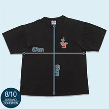 Lade das Bild in den Galerie-Viewer, Tee Jays T-Shirt "Stein - Pipi Langstrumpf" 00er, schwarz, XL