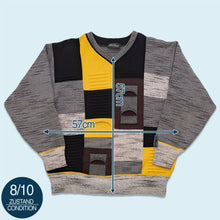 Lade das Bild in den Galerie-Viewer, Carlo Colucci Strickpullover, grau, L/XL