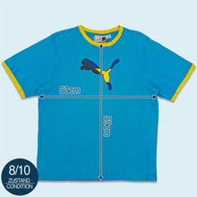 Lade das Bild in den Galerie-Viewer, Puma T-Shirt 90er, blau, L