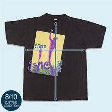Lade das Bild in den Galerie-Viewer, Euro Tag T-Shirt "Genesis Tour" 90er Single Stitch, schwarz, XL