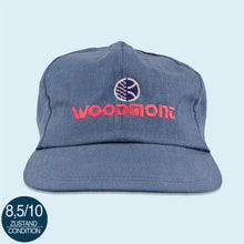 Lade das Bild in den Galerie-Viewer, Mütze "Woodmont" 80er/90er Made in the USA, blau, Einheitsgröße