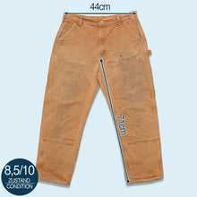 Lade das Bild in den Galerie-Viewer, Carhartt Hose "Double Knee Carpenter" Made in the USA, braun, 34/30