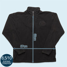 Lade das Bild in den Galerie-Viewer, Harley Davidson Quarter Zip Fleece, schwarz, L