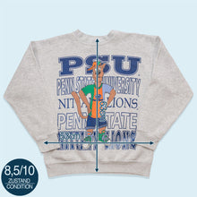 Lade das Bild in den Galerie-Viewer, Tultex Sweatshirt &quot;Penn State University&quot; Nittany Lions Made in the USA 90er, grau, L

