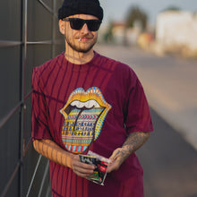 Lade das Bild in den Galerie-Viewer, T-Shirt Rolling Stones "Bridges to Babylon" 1998, rot, XL