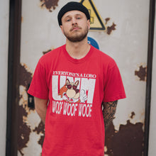 Lade das Bild in den Galerie-Viewer, Fruit of the Loom T-Shirt UNM Lobo Made in the USA 90er, rot, L