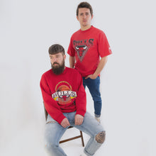 Lade das Bild in den Galerie-Viewer, Starter T-Shirt Chicago Bulls 1990 Single Stitch, rot, L