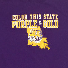 Lade das Bild in den Galerie-Viewer, T-Shirt "LSU Tigers Purple & Gold", lila, XL