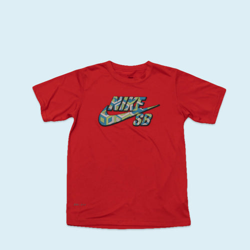 Nike SB T-Shirt Kids, Dry Fit, Red, M