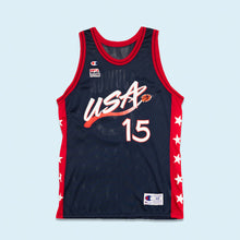 Lade das Bild in den Galerie-Viewer, Champion Trikot "Olajuwon" Team USA, 1996, blau/rot, XL/XXL