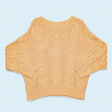 Lade das Bild in den Galerie-Viewer, Strickpullover "Handmade", gelb, M