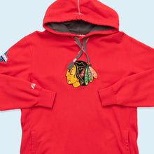 Lade das Bild in den Galerie-Viewer, Majestic Hoodie Chicago Blackhawks NHL, rot, L
