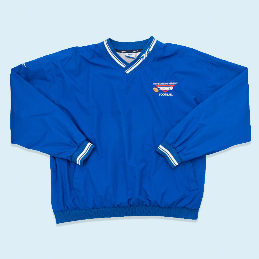 Reebok Sweatshirt Tri-State University Football, blau, XL