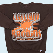 Lade das Bild in den Galerie-Viewer, Logo 7 Sweatshirt Cleveland Browns 1995, braun, M/L