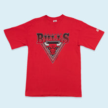 Lade das Bild in den Galerie-Viewer, Starter T-Shirt Chicago Bulls 1990 Single Stitch, rot, L