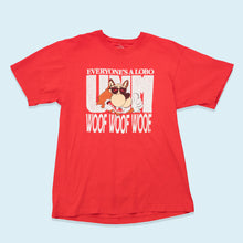 Lade das Bild in den Galerie-Viewer, Fruit of the Loom T-Shirt UNM Lobo Made in the USA 90er, rot, L